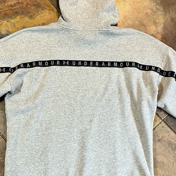 Under Armour Women’s Tape Wordmark Hoodie Size Large - Picture 12 of 12